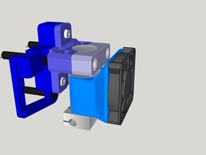 e3d monte indielc Impressora 3d de peças 3d print model - Mito3D