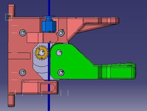 dual-bowden-extruder e3d v6 f r hadron 3d-Drucker-Extrudern dual dual-bowden dual-extruder e3d-v6 extruder 3d print model - Mito3D