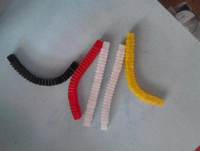 isca de pesca pixel worm mestre molde silicone esporte & ao ar livre softbait iscas moles 3d print model - Mito3D