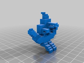 three headed eagle 3d printing 3d print model - Mito3D