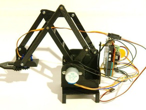 stepper robot arm model robots 28byj-48 motor 3d print model - Mito3D
