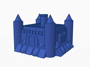 castelo de areia do molde arte da matemática arquitetura buildacastle divertido 3d print model - Mito3D