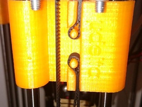 delta rigide curseur L'imprimante 3d de pièces micro udelta 3d print model - Mito3D