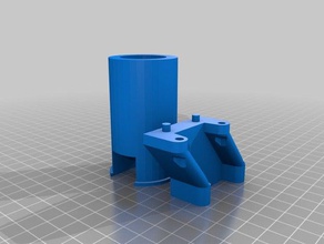 rêveur support de l'adaptateur L'imprimante 3d pièces filament titulaire bobine flashforge 3d print model - Mito3D