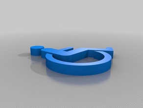 disabled toilet symbol bathroom 3d print model - Mito3D