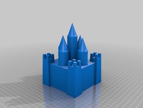 spire château de la moisissure bâtiments et structures buildacastle 3d print model - Mito3D