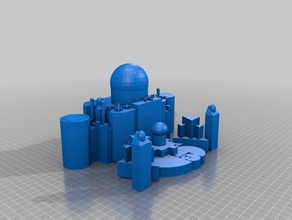 matematik Kalesi sanatı kale kum kumdan 3d print model - Mito3D