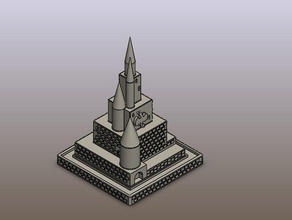 el castillo de dragon tattoo La impresión en 3d buildacastle 3d print model - Mito3D