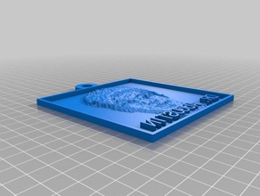 my customized lithopane 2d art 3d print model - Mito3D