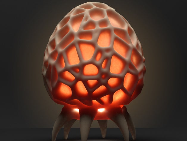 young thulhu lamp decor house voronoi 3D print model - Mito3D