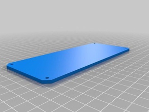 mon paramétrique personnalisé projet couvercle du boîtier de l'électronique 3d print model - Mito3D
