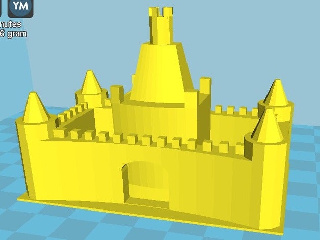 molde castillo de arena juegos y juguetes 3D print model - Mito3D