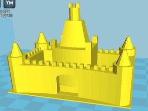 molde castillo arena toys & games 3d print model - Mito3D