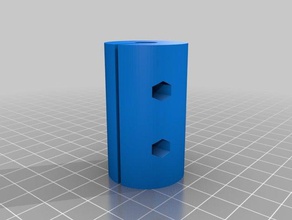 Welle Kupplung 6, 3mm, 8-3mm 3d-Drucker Teile kundengebundene 3d print model - Mito3D