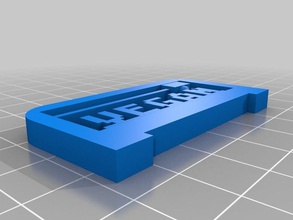 vegan text plate signs logos customized 3d print model - Mito3D