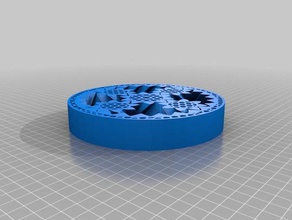 my customized herringbone planetary gear bearing honeycomb engineering 3d print model - Mito3D