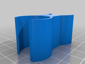 quickie broom dustpan clip replacement parts 3d print model - Mito3D