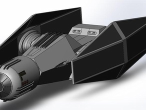 cimitarra bombardeiro brinquedo & acessórios para jogos império navio de espaço nave star wars 3d print model - Mito3D