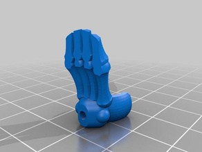 piede sbagliato costruzione di giocattoli 3d print model - Mito3D