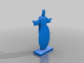 jésus-christ statue de l'image spot L'impression 3d 3d print model - Mito3D