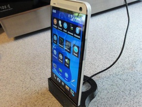 htc one dock mobile telefono openscad 3d print model - Mito3D
