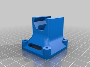 fan mount used 3d printer accessories 40mm cobblebot hexagon 3d print model - Mito3D