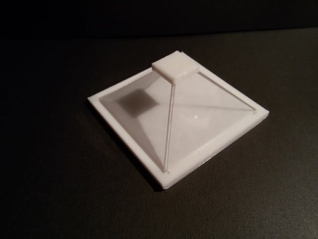 başka bir cam piramit cep telefonu holho hologram 3D print model - Mito3D