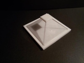 encore un autre holo pyramide téléphone mobile holho hologramme 3d print model - Mito3D