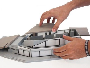 cliff house edifici e strutture architettura l'assemblaggio gli case modelli le zortrax 3d print model - Mito3D