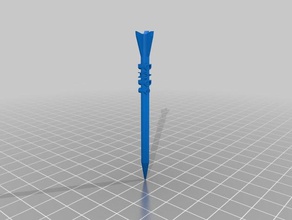 dads golf tee design 3 sport & outdoors customized 3d print model - Mito3D