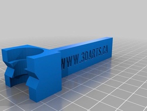 bolt hobbing tool lathe post 12mm 3d printing hobbed lat lateh 3d print model - Mito3D