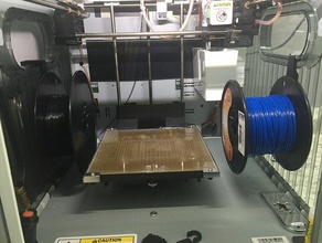 davinci inside spool holders 3d printer accessories filament holder 3d print model - Mito3D
