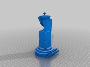 trophy dads poker night sculptures statue 3d print model - Mito3D