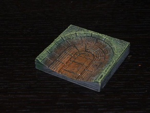 openforge sewer dead end sluice toy & game accessories dnd tiles dungeon miniatures pathfinder rpg tabletop terrain 3d print model - Mito3D