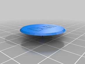 dum golf ball marker sport & im freien kundengebundene 3d print model - Mito3D