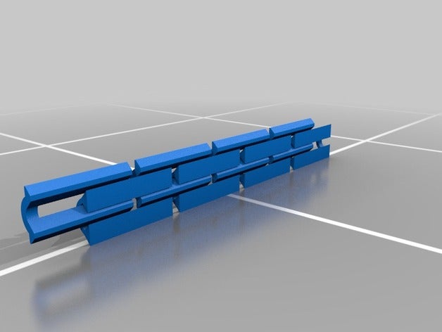 la preuve de concept - curseur l'ingénierie flexible mouvement linéaire motion pas soutien supportless 3D print model - Mito3D