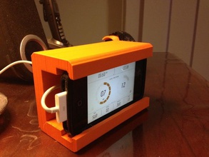 alarma de iphone dock móvil snooze 3d print model - Mito3D