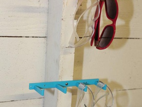safety glasses rack tools holder 3d print model - Mito3D