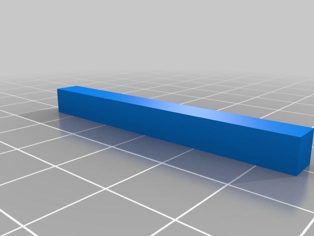 50x5x5mm rectangle customizable parts 3D print model - Mito3D