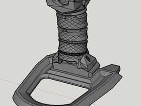 inmoov cabeza de pie 3d print model - Mito3D