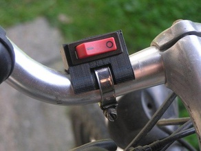 commutateur de fixation du guidon le bricolage vélo moto 3d print model - Mito3D