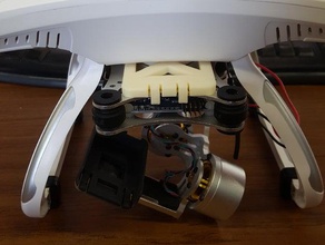 cheerson cx-20 quadcopter 2d gimbal monte edin r c araçlar cx20 k k-20 20 kamera 3d print model - Mito3D