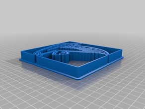 falcons cookie cutter kitchen & dining customized 3d print model - Mito3D
