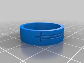 sword ring rings customized 3d print model - Mito3D