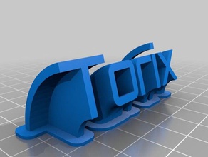 torix kehren Typenschild office kundengebundene 3d print model - Mito3D