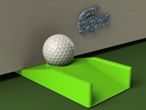 os golfistas doorstop ajuda de colocar outros solidworks 3d print model - Mito3D