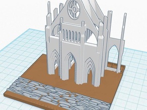 les rois de la guerre du régiment base - cathédrale jeux warhammer des 3d print model - Mito3D