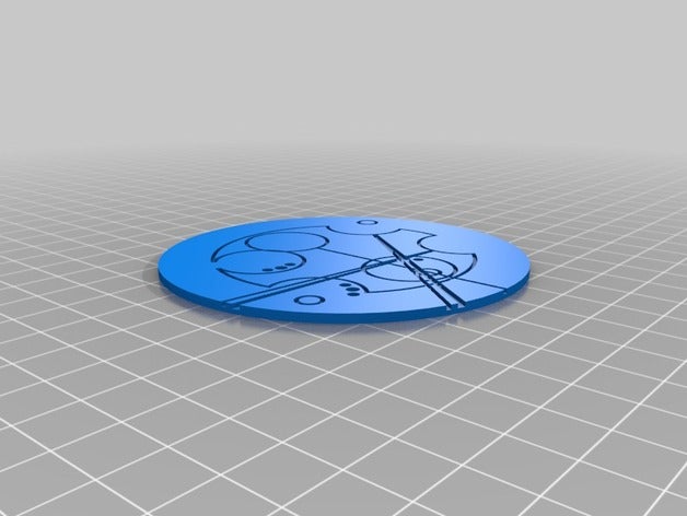 cassandra moneda monedas & insignias personalizado 3D print model - Mito3D