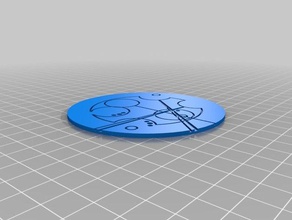 cassandra moneda monedas & insignias personalizado 3d print model - Mito3D