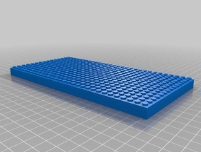 30 knub lego plate 2 construction toys customized 3d print model - Mito3D